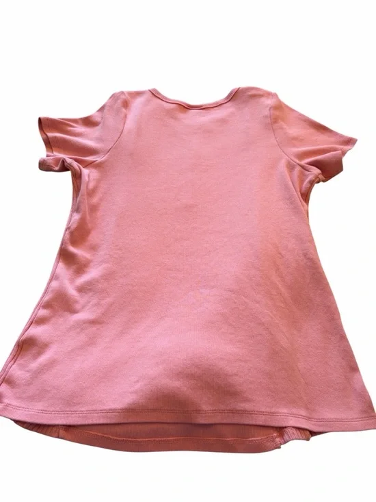 Torrid Pink Short-Sleeve Knit Tee with Button Placket -Size 2X - Picture 7 of 10